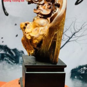 Tượng Đạt Ma Múa Võ Gỗ Nu Hương Tượng Đạt Ma Múa Võ Gỗ Nu Hương