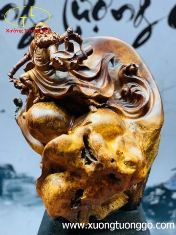 Tượng Đạt Ma Múa Võ Gỗ Nu Hương Tượng Đạt Ma Múa Võ Gỗ Nu Hương