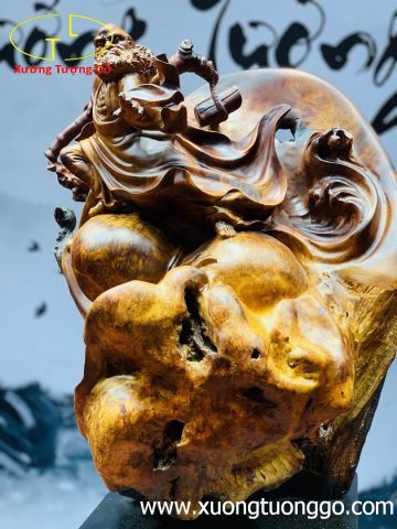 Tượng Đạt Ma Múa Võ Gỗ Nu Hương Tượng Đạt Ma Múa Võ Gỗ Nu Hương