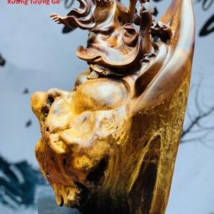 Tượng Đạt Ma Múa Võ Gỗ Nu Hương Tượng Đạt Ma Múa Võ Gỗ Nu Hương