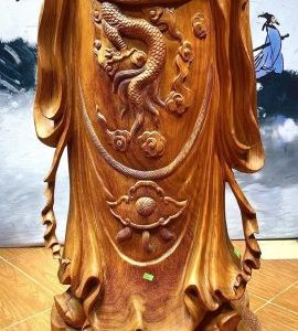 Tượng thần tài gỗ hương. Tượng thần tài gỗ hương.