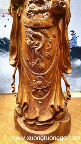 Tượng thần tài gỗ hương. Tượng thần tài gỗ hương.