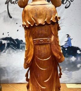 Tượng thần tài gỗ hương. Tượng thần tài gỗ hương.