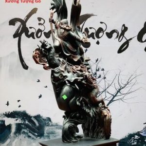 Đạt ma hàm long gỗ trắc.