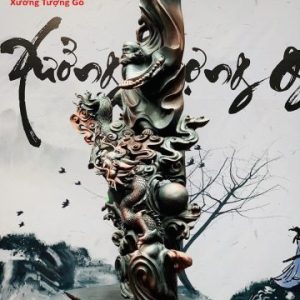 Đạt ma hàm long gỗ trắc.