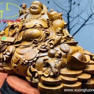 Di Lặc ngũ tiểu ngồi bao tiền.