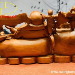 Di lặc ngũ phúc ngồi chum gỗ hương. Di lặc ngũ phúc ngồi chum gỗ hương.