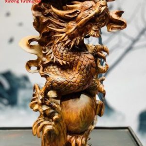 Đạt ma hàm long gỗ sưa.
