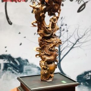 Đạt ma hàm long gỗ sưa.
