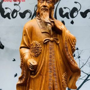 Khổng Minh gỗ hương.