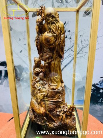 Tượng ông thọ gỗ sưa. Tượng ông thọ gỗ sưa.