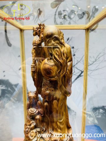 Tượng ông thọ gỗ sưa. Tượng ông thọ gỗ sưa.