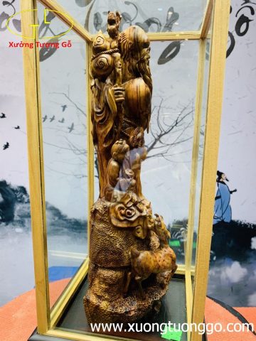 Tượng ông thọ gỗ sưa. Tượng ông thọ gỗ sưa.