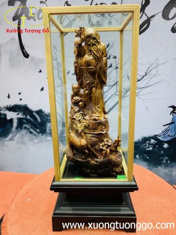 Tượng ông thọ gỗ sưa. Tượng ông thọ gỗ sưa.
