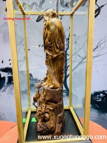 Tượng ông thọ gỗ sưa. Tượng ông thọ gỗ sưa.