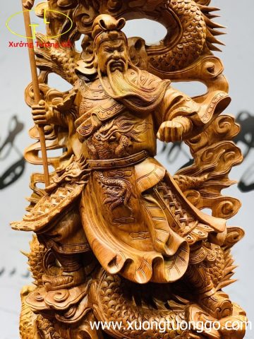 Quan công ngự tam long hương đá. Quan công ngự tam long hương đá.
