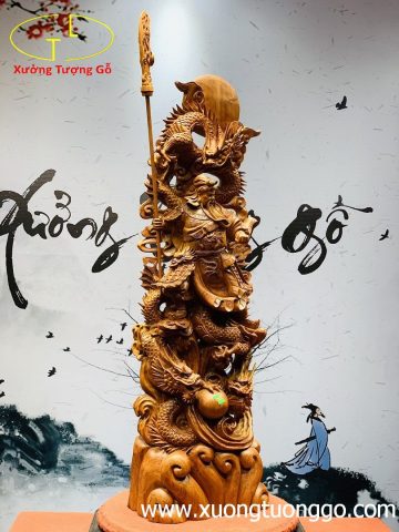 Quan công ngự tam long hương đá. Quan công ngự tam long hương đá.