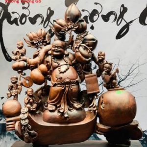 Di Lặc ngũ tiểu đứng vàng trắc Di Lặc ngũ tiểu đứng vàng trắc