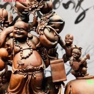 Di Lặc ngũ tiểu đứng vàng trắc Di Lặc ngũ tiểu đứng vàng trắc