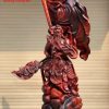 Quan Công đứng cờ gỗ trắc.