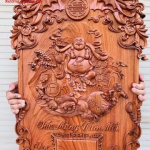 Dốc lịch Di Lặc gỗ hương đá.