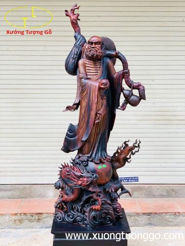Đạt Ma hàm long gỗ trắc. Đạt Ma hàm long gỗ trắc.