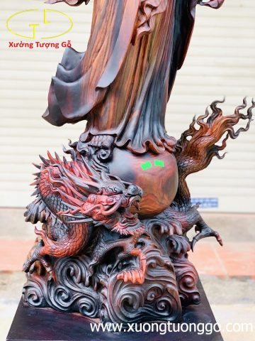 Đạt Ma hàm long gỗ trắc. Đạt Ma hàm long gỗ trắc.