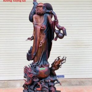 Đạt Ma hàm long gỗ trắc. Đạt Ma hàm long gỗ trắc.