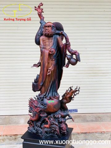Đạt Ma hàm long gỗ trắc. Đạt Ma hàm long gỗ trắc.