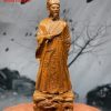 Tượng Khổng Minh gỗ hương.