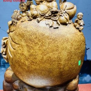 Di Lặc Tam Tiểu Gỗ Nu Ngọc Am Di Lặc Tam Tiểu Gỗ Nu Ngọc Am