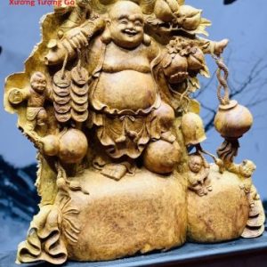 Di Lặc ngũ tiểu vác đào nu hương. Di Lặc ngũ tiểu vác đào nu hương.
