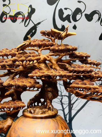 Bình tùng gỗ sưa Bình tùng gỗ sưa