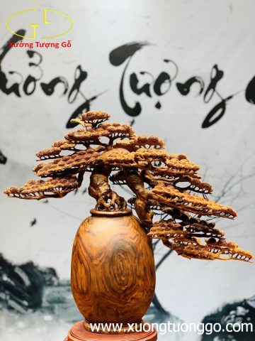 Bình tùng gỗ sưa Bình tùng gỗ sưa