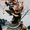Đạt Ma đứng sóng múa võ gỗ trắc