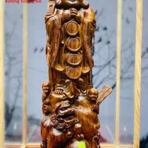 Di Lặc nhị tiểu dị nghê gỗ sưa
