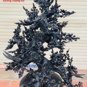 Bình hoa mai gỗ mun sừng Khánh Hòa Bình hoa mai gỗ mun sừng Khánh Hòa
