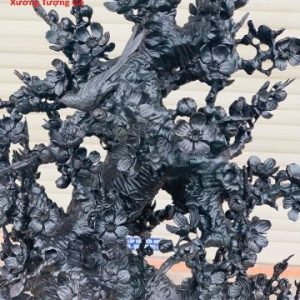 Bình hoa mai gỗ mun sừng Khánh Hòa Bình hoa mai gỗ mun sừng Khánh Hòa