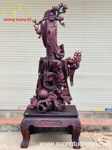 Đạt Ma Hàm Long gỗ trắc Đạt Ma Hàm Long gỗ trắc