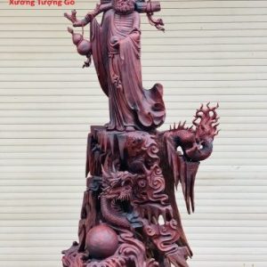 Đạt Ma Hàm Long gỗ trắc Đạt Ma Hàm Long gỗ trắc
