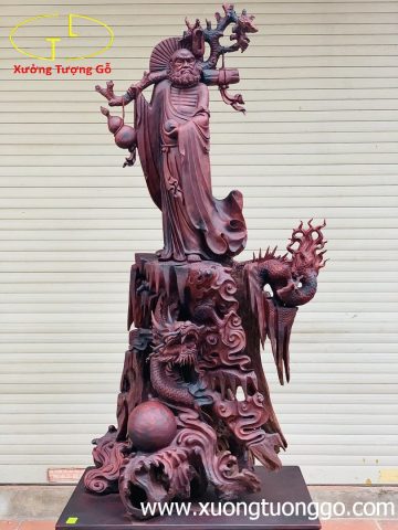 Đạt Ma Hàm Long gỗ trắc Đạt Ma Hàm Long gỗ trắc