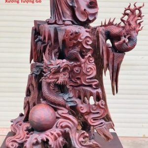 Đạt Ma Hàm Long gỗ trắc Đạt Ma Hàm Long gỗ trắc