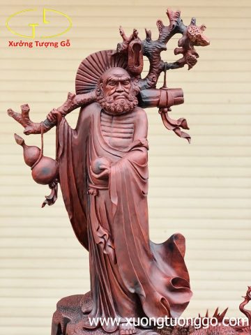 Đạt Ma Hàm Long gỗ trắc Đạt Ma Hàm Long gỗ trắc