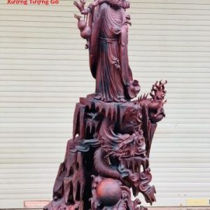 Đạt Ma Hàm Long gỗ trắc Đạt Ma Hàm Long gỗ trắc