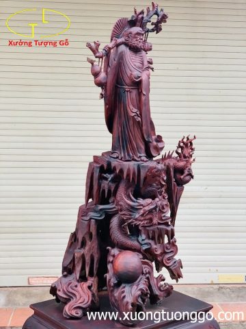 Đạt Ma Hàm Long gỗ trắc Đạt Ma Hàm Long gỗ trắc