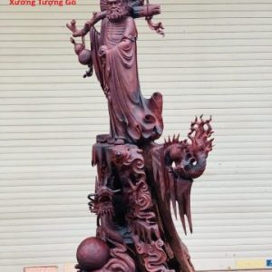 Đạt Ma Hàm Long gỗ trắc Đạt Ma Hàm Long gỗ trắc