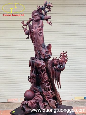 Đạt Ma Hàm Long gỗ trắc Đạt Ma Hàm Long gỗ trắc