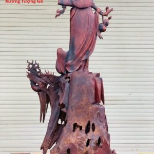 Đạt Ma Hàm Long gỗ trắc Đạt Ma Hàm Long gỗ trắc