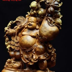 Di Lặc ngũ tiểu vác đào nu hương