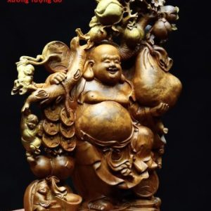 Di Lặc ngũ tiểu vác đào nu hương